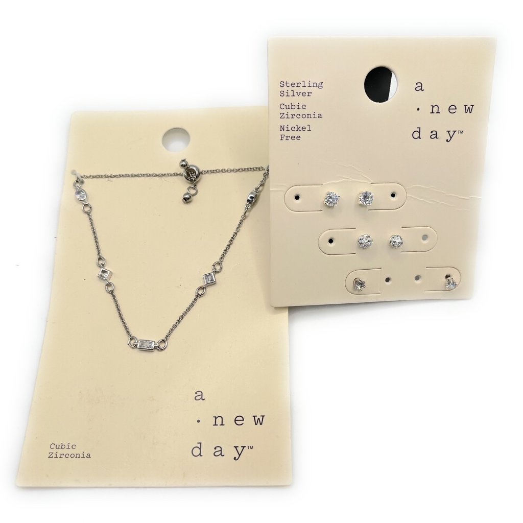 A New Day Earrings Set And Bracelet - 1598 10$
